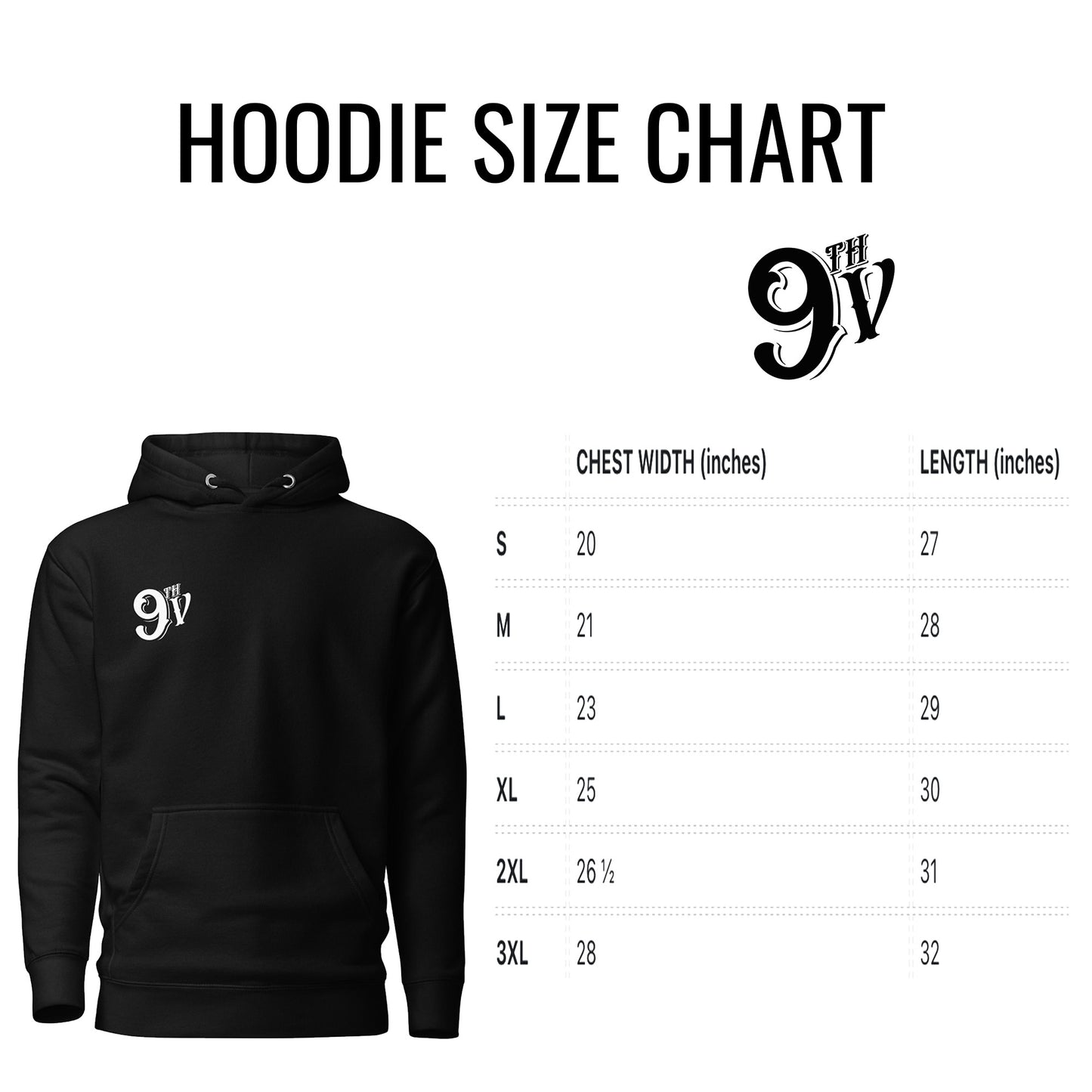 9th Veil Logo - Black Hoodie